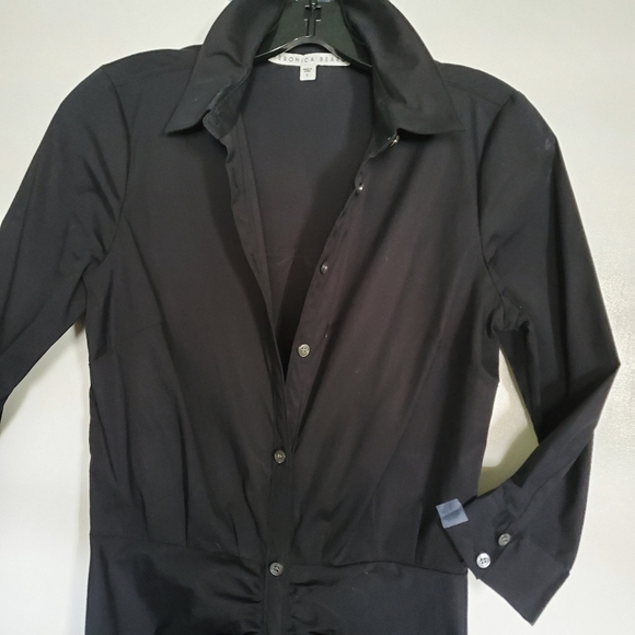 Sexy Veronica Beard Black Paperbag Dress - Picture 5 of 10